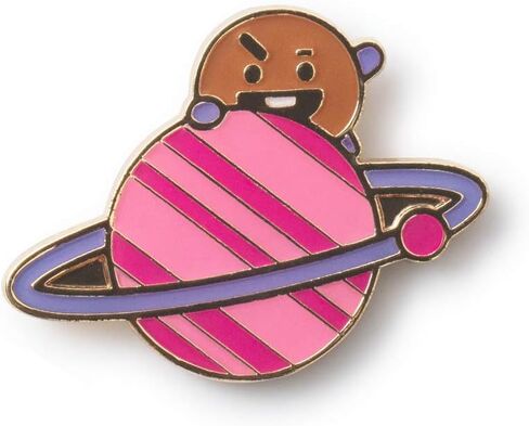 BT21 مجموعة فرقة الفضاء شخصية شوكي لطيف دبابيس سترات مزخرفة بالمينا بروش شارة لحقائب الظهر in Kuwait