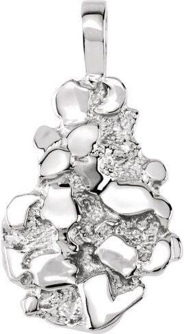 Nugget Charm Pendant (31mm x 15mm) in Saudi Arabia