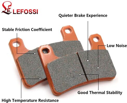 Front and Rear Carbon Fiber Brake Pads Compatible with for Suzuki vzr1800 VZR 1800 Boulevard M109R RZ Limited M 1800 R 2006-2016 2017 2018 2019 2020 2020 2021 2022 2023 2024 FA379F FA231R in Saudi Arabia