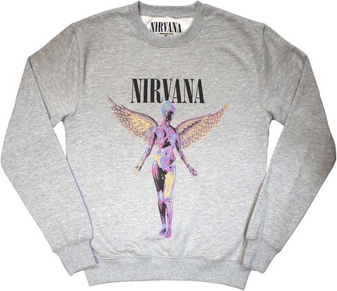 Men's Nirvana in Utero Sweatshirt Grey in Saudi Arabia