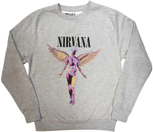Men's Nirvana in Utero Sweatshirt Grey in Saudi Arabia