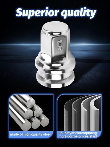 32PCS 14x1.5 Lug Nuts Fit for 2017-2024 F-250 F-350 Super Duty Hex 13/16" (21mm) Wheel Lug Nuts Replace HCPZ-1012-B HCPZ-1012-A in Kuwait