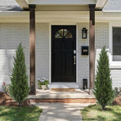 45Inch Outdoor Christmas Tree Stake with 41 Ornaments & Decorations-Weather-Resistant Holiday Lawn Decor-Mini Christmas Tree Ground Stake for Yard Garden Pathway Decor (115CM) in Kuwait