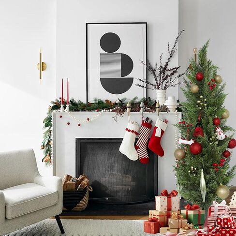 45Inch Outdoor Christmas Tree Stake with 41 Ornaments & Decorations-Weather-Resistant Holiday Lawn Decor-Mini Christmas Tree Ground Stake for Yard Garden Pathway Decor (115CM) in Saudi Arabia