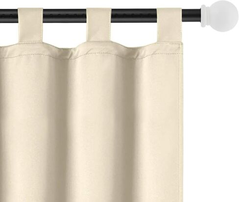 Finials for Curtain Rods 2 PCS Plastic End Cap Replacement Finials Curtain Rods of Ball Shape with M5 Screws,White in Kuwait