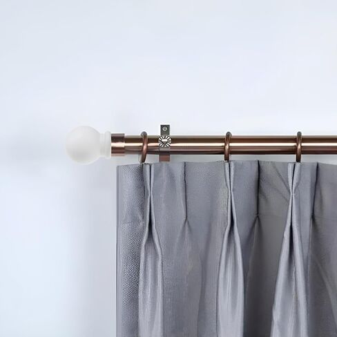 Finials for Curtain Rods 2 PCS Plastic End Cap Replacement Finials Curtain Rods of Ball Shape with M5 Screws,White in Kuwait