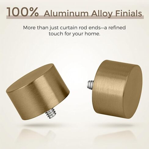 قضيب ستارة ذهبي دافئ من 48 إلى 84 بوصة، قضبان ستائر نحاسية شديدة التحمل للنافذة، قضيب معالجة نافذة بقطر 1 بوصة قابل للتعديل مع تشطيبات من سبائك الألومنيوم لغرفة النوم وغرفة المعيشة والمطبخ والمزرعة in Kuwait