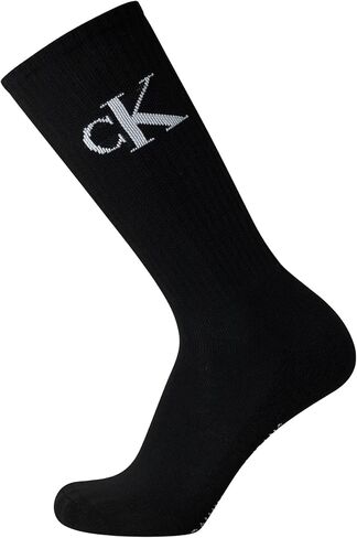 Calvin Klein Men's Cushion Crew Socks - 5 Pack (One Size, Black) in Saudi Arabia