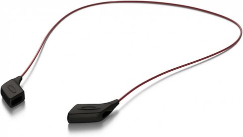 Oakley OO4129 Sunglasses Bundle: OO 4129 SPLIT TIME 412926 Matte Trans Lilac/Prizm Brown Gradient Policarbonate Standard and Large Red leash Accessory kit in Saudi Arabia