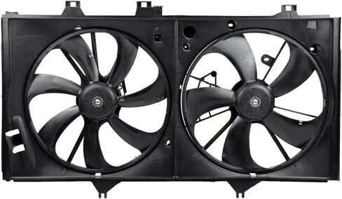 ECCPP 620-592 Cooling Fan*1 + 13270 Radiator*1 + 4244 Condenser*1 Fit for 2012-2017 for Toyota for Camry in Saudi Arabia