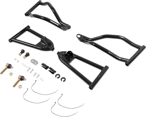 High Clearance 1.5" Forward Offset A Arms Compatible with Polaris 2009-2014 RZR S 800, 2010-2014 RZR 4 800 UTV Control Arm Fit Up To 30" Tire Steel Powder Coated Black in Kuwait