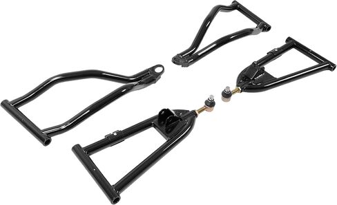High Clearance 1.5" Forward Offset A Arms Compatible with Polaris 2009-2014 RZR S 800, 2010-2014 RZR 4 800 UTV Control Arm Fit Up To 30" Tire Steel Powder Coated Black in Kuwait
