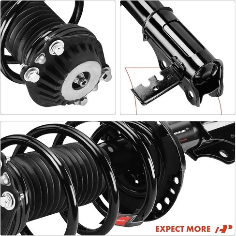 A-Premium Front Complete Struts Compatible with [4WD] Chevrolet Equinox & GMC Terrain, 2018-2023 - 2x Replacement Suspension Shock Absorber with Coil Spring Assembly in Saudi Arabia