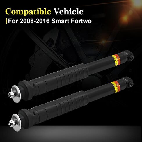 Pair Rear Shock Absorber Strut Compatible with Smart Fortwo W451 2008-2016 without ADS 4513200731 4513202331 A4513200731 A4513202331 in Kuwait