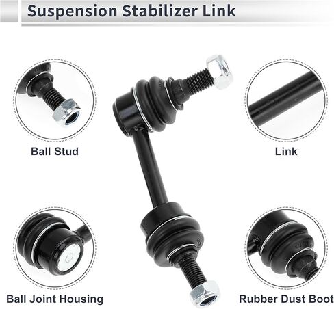 Front Stabilizer Bar Links with 2 Pcs Bushing for Ford Expedition 2003-2006 for Lincoln Navigator 2003-2006 Sway Bar Link Kits No.K80239 1 Set in Saudi Arabia