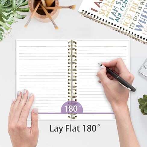 XNXLDYLH Christian Affirmation Notebook Journal, Inspirational Church Spiral Notebook, Bible Study Prayer Kids Journals Notebooks for Teens Boys Kids, Positive Office School Supplies Gifts, 5.5x8.3 In in Saudi Arabia