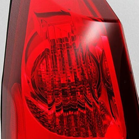 AKKON - For Cadillac CTS 4-Door Sedan Red Clear Rear Tail Light Brake Lamp Driver Left Side Replacement in Kuwait