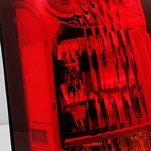 AKKON - For Cadillac CTS 4-Door Sedan Red Clear Rear Tail Light Brake Lamp Driver Left Side Replacement in Kuwait