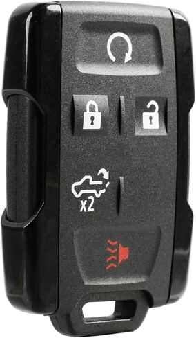 2X Key Fob Remote Start Keyless Entry 5-Button Lift Gate Replacement for 2019 2020 Chevrolet Silverado GMC Sierra (M3N-32337200, 84209236) in Saudi Arabia