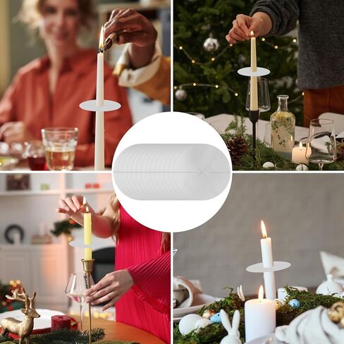 حماة شمعة ورقية فضية بالتنقيط، شموع ورقية للتقطير بالتنقيط، شموع الكنيسة بوبيش، حامل شموع الكنيسة لخدمة ضوء الشموع التعبدية، الوقفة الاحتجاجية للكنيسة، نصب تذكاري، حزمة من 30 in Kuwait