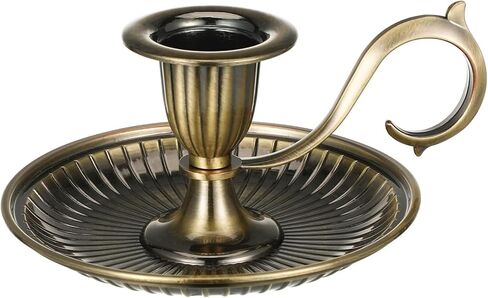 Bronze Candlestick Handle with Handle, Vintage Candlestick Holders, Brass Candle Stick Holders for Centerpiece Party Wedding Fireplace Mantle Table Home Decor Housewarming in Saudi Arabia