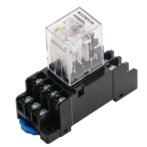 Baomain 2pcs General Purpose Power Relay HH54P DC 24V Coil 14 pin terminal in Saudi Arabia