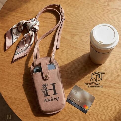 Personalized Leather Sling Bag, Custom Monogram Crossbody, Laser Engraved Travel Chest Bag Gift for Him or Her, Custom Logo Essentials Bag in Saudi Arabia