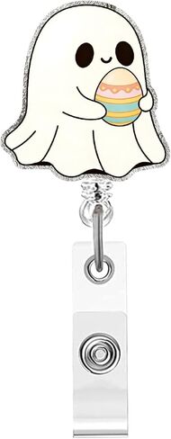 Cute Goose Badge Reel Holder Retractable for Nurses Doctors RN EN Paramedic Medical Office Sleeping Goose Badge Reel with Acrylic Alligator Clip ID Name Card Animal Acrylic Name Tag Accessories in Saudi Arabia