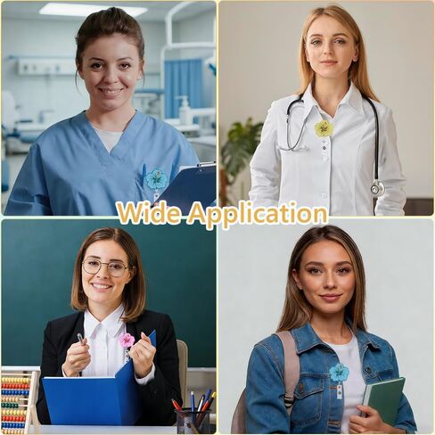 3 قطع من بكرة شارة زهرة الكركديه اللطيفة، بكرات حامل شارة ممرضة ممتعة قابلة للسحب، علامة اسم لامعة من الأكريليك، معرف التمساح الطبي، مشبك حامل شارة طبية للممرضة، معلم العمل، مكتب الطالب RN in Kuwait