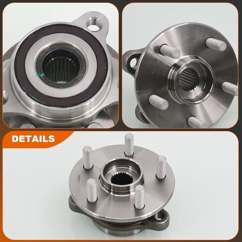 2 PCS 513402 Front Wheel Hub and Bearing Assembly fit for Toyota Corolla 2019-2022, Prius 2016-2022, Prius Prime 2017-2022, Prius AWD-E 2019-2022, 5-Lugs w/ABS Replace Parts in Kuwait