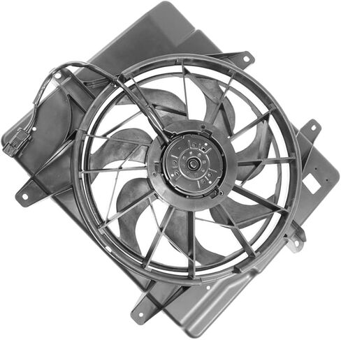 Dual Radiator and Condenser Fan Assembly Replacement 5017407AB for Chrysler PT Cruiser 2001 2002 2003 2004 2005 1 X in Saudi Arabia