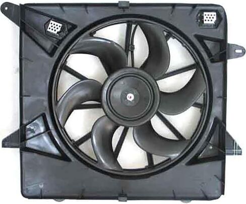 for Cadillac SRX 2010 2011 2012 2013 2014 2015 2016 Dual Radiator and Condenser Fan Assembly 1 x in Saudi Arabia