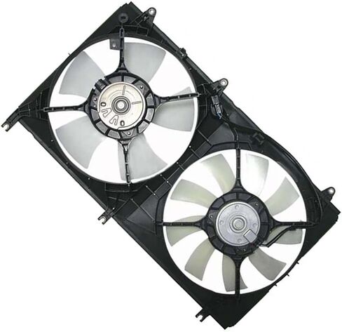 Dual Radiator and Condenser Fan Assembly Replacement 1355A067, MR312178 for Mitsubishi Galant 2004 2005 2006 2007 2008 2009 2010 2011 2012 1 Piece in Saudi Arabia