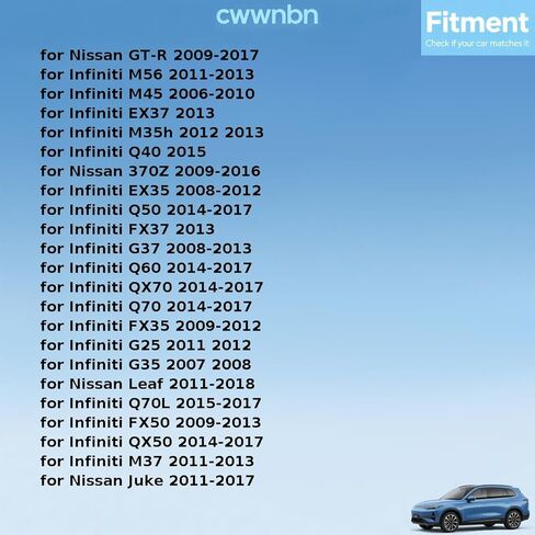 وحدة مروحة تبريد المحرك لإنفينيتي G37، Q50، EX35، EX37، FX35 2008 2009 2010 2011 2012 2013 2014 2015 2016 2017 1 قطعة in Saudi Arabia