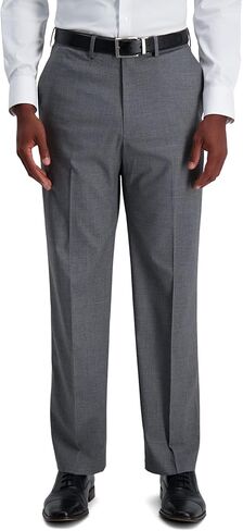 J.M. Haggar Men's Classic Fit Flat Front Dress Pant-Regular and Big & Tall Sizes in Kuwait