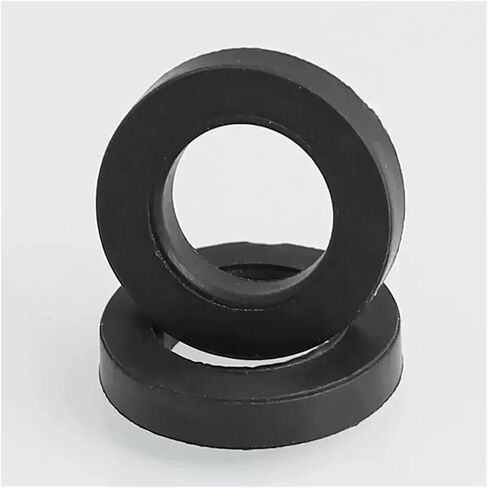 Rubber Flat Washers Sealing Rings Waterproof Shock Absorbing(10pcs M12X16X1.5) in Saudi Arabia