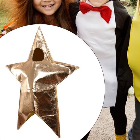 Gold Star Costume Outfit for Party Stage Performance Xmas Birthday Festival, Hood Adults XXXL in Saudi Arabia