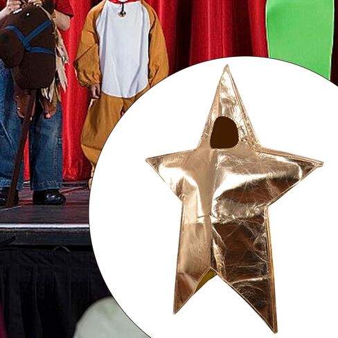 Gold Star Costume Outfit for Party Stage Performance Xmas Birthday Festival, Hood Adults XXXL in Saudi Arabia