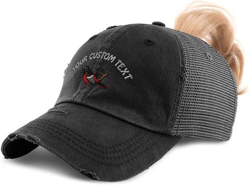Womens Ponytail Cap Animal Bird Wildlife Baltimore Oriole Cotton in Saudi Arabia
