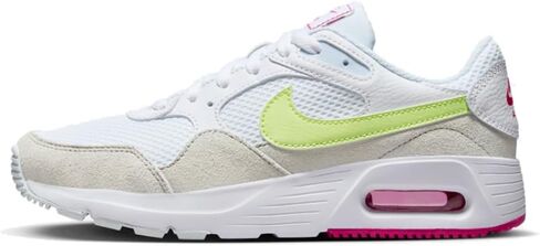 حذاء Nike Air Max SC للنساء (CW4554-120، أبيض/بنفسجي ضبابي/أسود/بنفسجي بلاتيني) مقاس 6.5 in Saudi Arabia