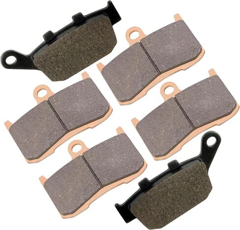 Caltric Sintered Front and Rear Brake Pads Compatible with Kawasaki ZR800 ABS Z800 2013-2016 in Saudi Arabia