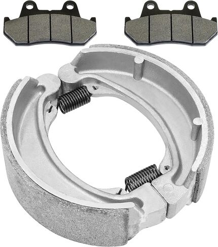Caltric Front Brake Pads & Rear Brake Shoes Compatible with Honda Vt500C Vt-500C Shadow 500 1983-1986 in Saudi Arabia