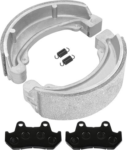 Caltric Front Brake Pads & Rear Brake Shoes Compatible with Honda Vt500C Vt-500C Shadow 500 1983-1986 in Saudi Arabia
