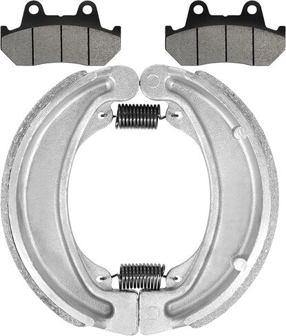 Caltric Front Brake Pads & Rear Brake Shoes Compatible with Honda Vt500C Vt-500C Shadow 500 1983-1986 in Saudi Arabia