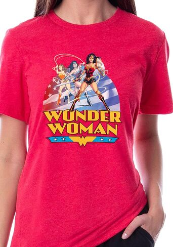 طقم بيجامة نوم للنساء من INTIMO DC Wonder Woman عبر العصور، قميص وسروال in Kuwait