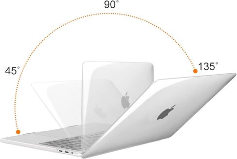 حافظة MOSISO متوافقة مع جهاز MacBook Pro 13 بوصة M2 2024-2016 A2338 M1 A2251 A2289 A2159 A1989 A1708 A1706، غطاء بلاستيكي صلب وغطاء لوحة مفاتيح وواقي شاشة وحقيبة وحقيبة، شفاف كريستالي وأزرق داكن in Saudi Arabia