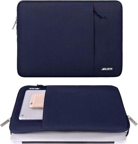 حافظة MOSISO متوافقة مع جهاز MacBook Pro 13 بوصة M2 2024-2016 A2338 M1 A2251 A2289 A2159 A1989 A1708 A1706، غطاء بلاستيكي صلب وغطاء لوحة مفاتيح وواقي شاشة وحقيبة وحقيبة، شفاف كريستالي وأزرق داكن in Saudi Arabia