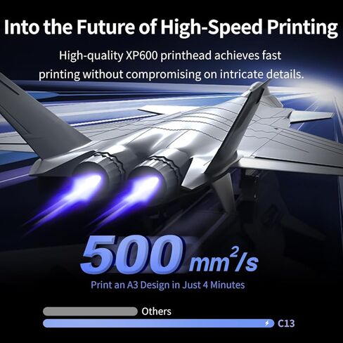 طابعة DXZ A3 DTF مع فرن شاكر ومنقي هواء، عالية السرعة مع رأس طباعة XP600، شاشة لمس LED متعددة الوظائف مقاس 4.5 بوصة، طباعة تي شيرت لطابعة الملابس مقاس 13 بوصة، التنظيف التلقائي in Kuwait