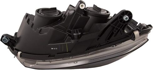 PERDE Chrome Housing Halogen with Performance Lens Headlights Compatible with Mercedes-Benz C300 C350 C63 AMG From Build Date 2-9-08 To 2011 C-Class W204 Left and Right Side Headlamps in Kuwait