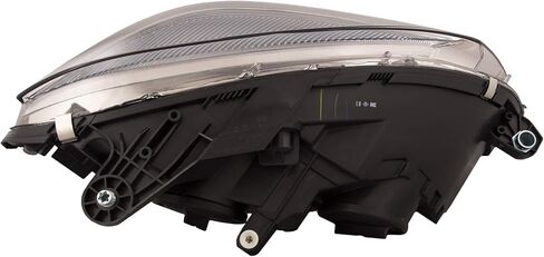 PERDE Chrome Housing Halogen with Performance Lens Headlights Compatible with Mercedes-Benz C300 C350 C63 AMG From Build Date 2-9-08 To 2011 C-Class W204 Left and Right Side Headlamps in Kuwait